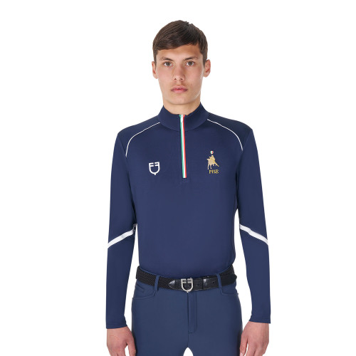 Bluza Cu Maneca Lunga De Antrenament Barbateasca Equestro X FIse 