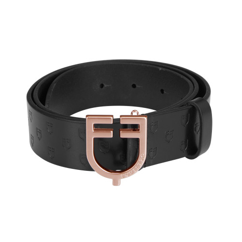 Curea Din Piele Cu Catrama Equestro Rose Gold 