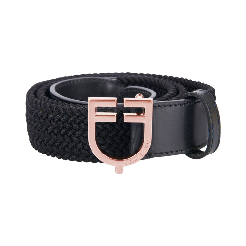 Curea Din Piere Cu Catarama Rose Gold Equestro 