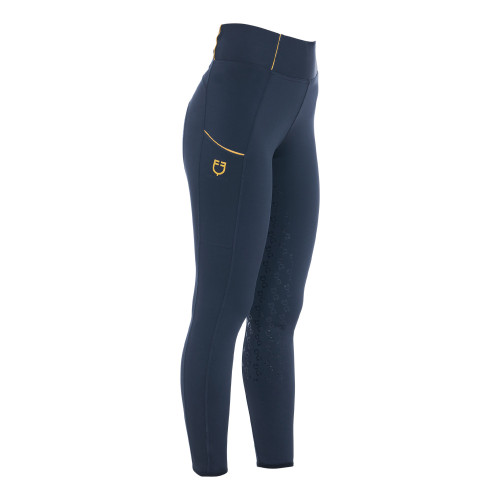 Pantaloni pentru echitatie Equestro Cu Logo Brodat 
