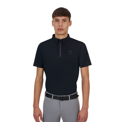 Tricou Polo De Antrenament Cu Fermoar Equestro RideTech 