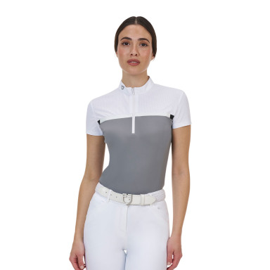 Tricou Polo Equestro RiderTechnology Cu Fermoar 