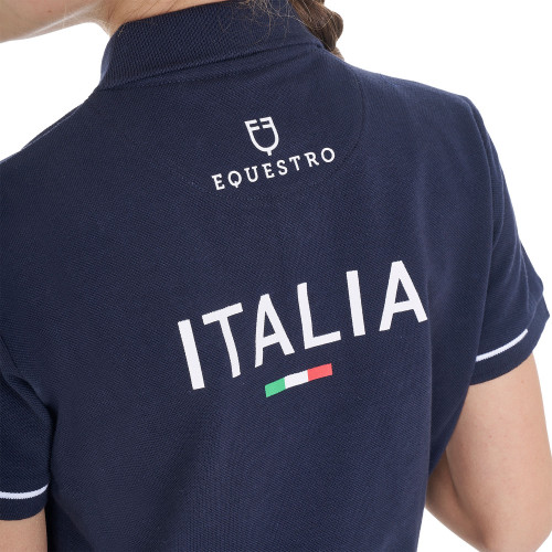 Tricou Polo Unisex Pentru Copii Equestro X FIse 