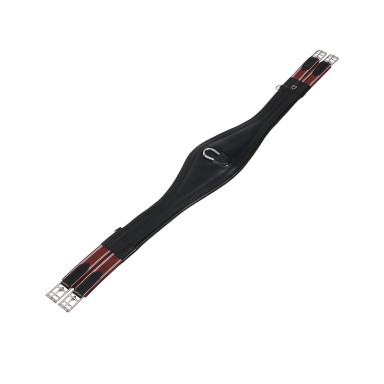 Chinga din piele cu benzi elastice Equestro 