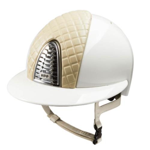 Casca de protectie pentru echitatie Kep Cromo 2.0 Polish White 