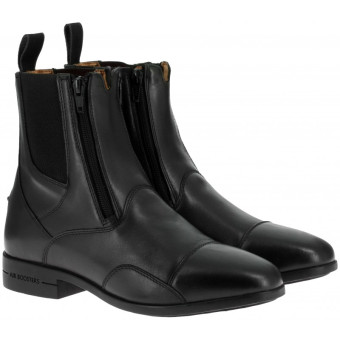 Botine Din Piele Equitheme DouZip 