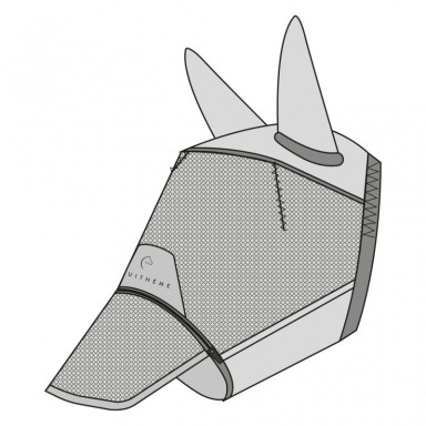 Masca Impotriva Mustelor SI Razelor Uv Cu Inchidere Cu Fermoar Equitheme 