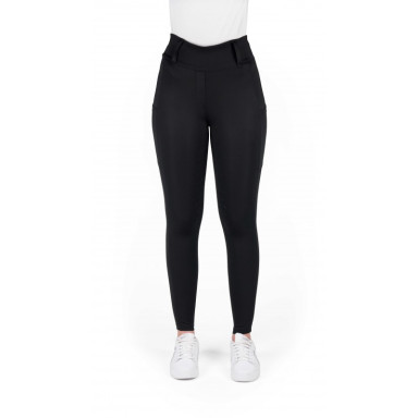 Pantaloni De Eqhitatie Cu Full Grip Equitheme Alize 