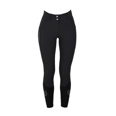 PANTALONI  DE ECHITATIE PENTRU SARITURI   ELITE NEGRU