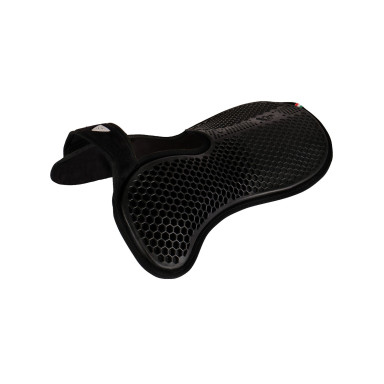 ACAVALLO WITHERS PAD GEL HEXAGONAL ÎN MICROPIL CU RISER FRONTAL
