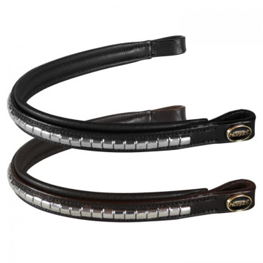 Fruntar din piele Horses Silver Clincher