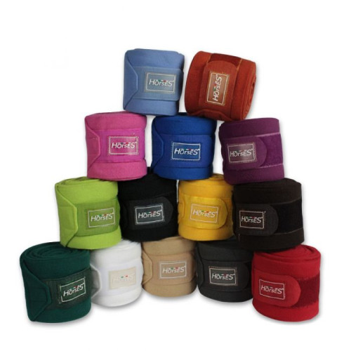 Horses Antipilling Fleece Bandages