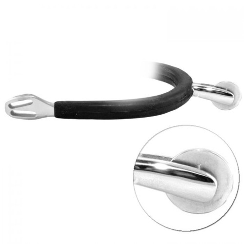 Unisex Spurs Covered In Rubber With Wheel