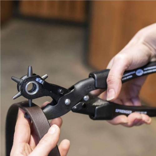 Masina de gaurit rotativa pentru piele Sprenger