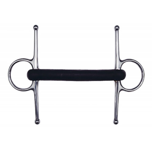 Feeling Full Cheek Unjointed Rubber Snaffle