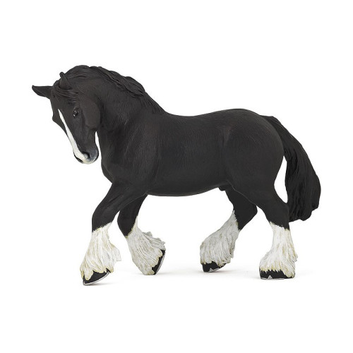 Papo Black Shire Horse