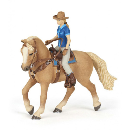 Papo Cowgirl & Horse