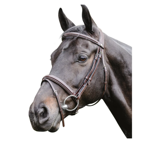 Frâu ridicat din piele cu cusături