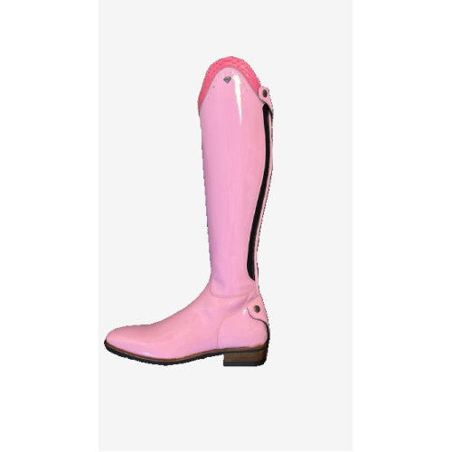 Cizme  Pentru Echitatie Din Piele Cu Bordura Din Piele De  Piton Editie Speciala Secchiari Boots  