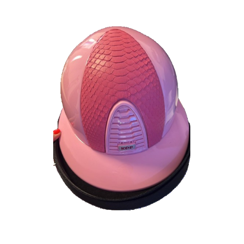 Casca Pentru Echitatie Editie Speciala Cu Piele De Piton Kep 