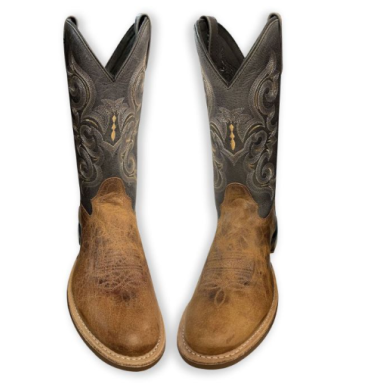 Cizme Western Cowboy gri Old West 